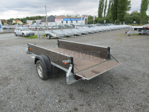 Sklopný přívěs ZV 26 N1 skl 2,50x1,25/0,35 POČ, zesílená náprava č.20