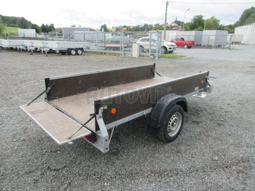 Sklopný přívěs ZV 26 N1 skl 2,50x1,25/0,35 POČ, zesílená náprava č.22