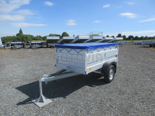 Nejlevnější přívěsný vozík za osobní auto HD 3 750kg 2,07x1,10/0,70 nástavba č.1