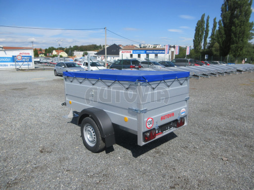 Nejlevnější přívěsný vozík za osobní auto HD 3 750kg 2,07x1,10/0,70 nástavba č.4