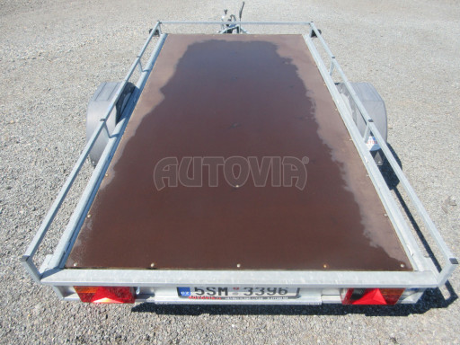 Bazarový přívěs pro převoz drobné mechanizace AMS 1,3T 3,00x1,60