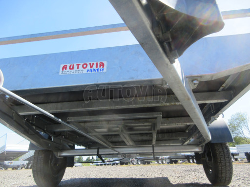 Bazarový přívěs pro převoz drobné mechanizace AMS 1,3T 3,00x1,60