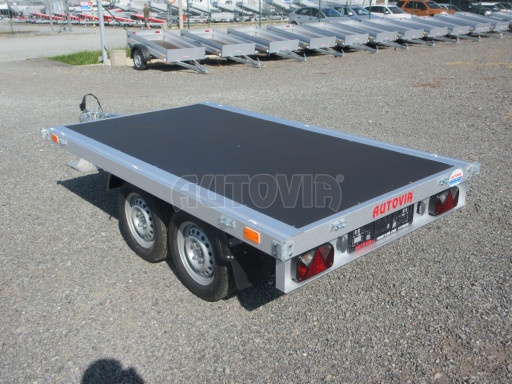 Přívěs za osobní auto provedení plato ZV 22 750kg N2 2,55x1,50