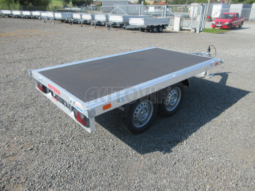 Přívěs za osobní auto provedení plato ZV 22 750kg N2 2,55x1,50
