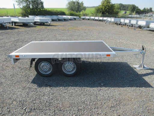 Přívěs za osobní auto provedení plato ZV 22 750kg N2 2,55x1,50