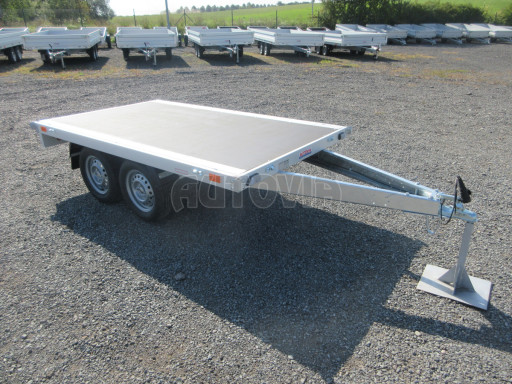 Přívěs za osobní auto provedení plato ZV 22 750kg N2 2,55x1,50