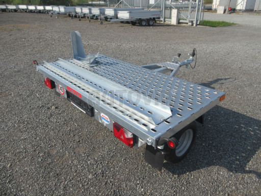 Přívěsný vozík pro přepravu motocyklů a jízdních kol MKB 750kg 1,07x2,31