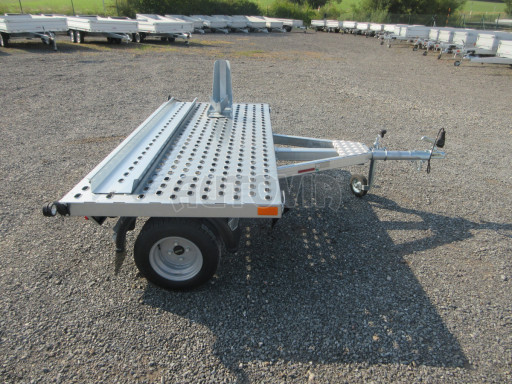 Přívěsný vozík pro přepravu motocyklů a jízdních kol MKB 750kg 1,07x2,31