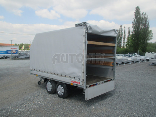 Bazarový valníkový přívěs s plachtou ZV 33 2,5T B2 3,33x1,70/1,70 č.2