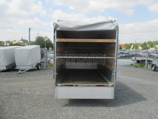 Bazarový valníkový přívěs s plachtou ZV 33 2,5T B2 3,33x1,70/1,70 č.4