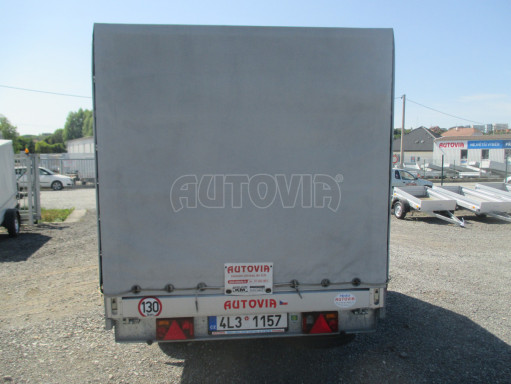 Bazarový valníkový přívěs s plachtou ZV 33 2,5T B2 3,33x1,70/1,70 č.10