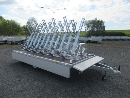 Cyklo 22 nákladní přívěs ZV 41 750kg N1 4,17x2,00/0,35 zesílená náprava č.16