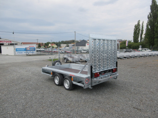 Celosvařený přepravník stavebních strojů BT 3,5T 2,99x1,54/0,25 rampa č.3