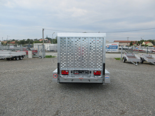 Celosvařený přepravník stavebních strojů BT 3,5T 2,99x1,54/0,25 rampa č.9