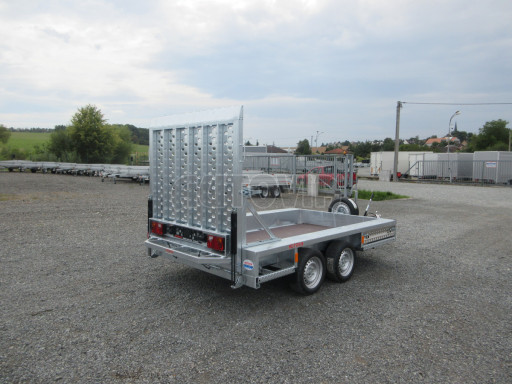 Celosvařený přepravník stavebních strojů BT 3,5T 2,99x1,54/0,25 rampa č.10