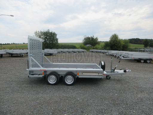 Celosvařený přepravník stavebních strojů BT 3,5T 2,99x1,54/0,25 rampa č.11