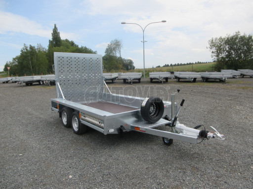 Celosvařený přepravník stavebních strojů BT 3,5T 2,99x1,54/0,25 rampa č.2