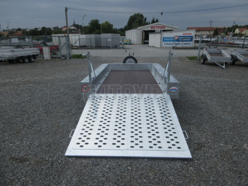 Celosvařený přepravník stavebních strojů BT 3,5T 2,99x1,54/0,25 rampa č.6