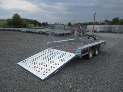 Celosvařený přepravník stavebních strojů BT 3,5T 2,99x1,54/0,25 rampa č.5