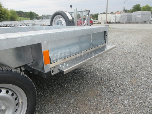 Celosvařený přepravník stavebních strojů BT 3,5T 2,99x1,54/0,25 rampa č.15
