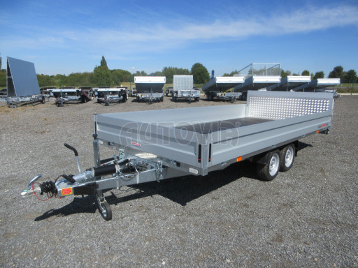 AD 2,7T 4,50x2,09 hydraulicky sklopný valník s rampou