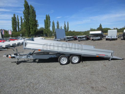 AD 2,7T 4,50x2,09 hydraulicky sklopný valník s rampou