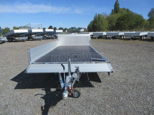 AD 2,7T 4,50x2,09 hydraulicky sklopný valník s rampou