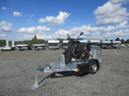 Přívěs na motorku MTV 750 kg 2,45x1,07 č.3