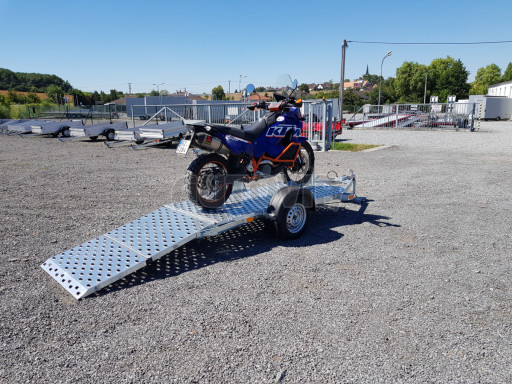 Přívěs na motorku MTV 750 kg 2,45x1,07 č.1