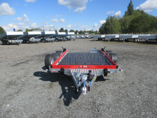 Hydraulicky sklopný přepravník HS 3,5T B2 3,45x1,86 ruč. RED č.5