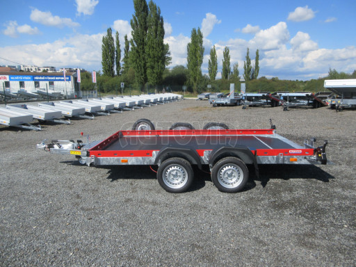 Hydraulicky sklopný přepravník HS 3,5T B2 3,45x1,86 ruč. RED č.6