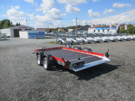 Hydraulicky sklopný přepravník HS 3,5T B2 3,45x1,86 ruč. RED č.7