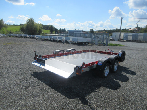 Hydraulicky sklopný přepravník HS 3,5T B2 3,45x1,86 ruč. RED č.9