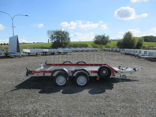 Hydraulicky sklopný přepravník HS 3,5T B2 3,45x1,86 ruč. RED č.10