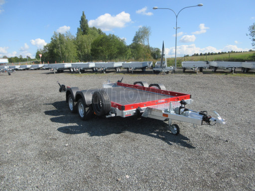 Hydraulicky sklopný přepravník HS 3,5T B2 3,45x1,86 ruč. RED č.11