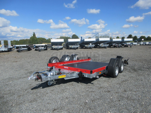 Hydraulicky sklopný přepravník HS 3,5T B2 3,45x1,86 ruč. RED č.13