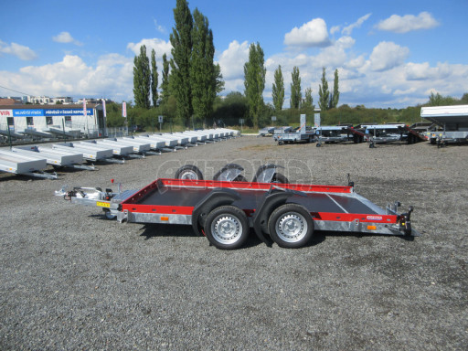 Hydraulicky sklopný přepravník HS 3,5T B2 3,45x1,86 ruč. RED č.14