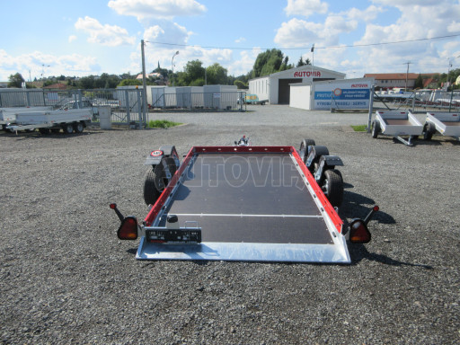 Hydraulicky sklopný přepravník HS 3,5T B2 3,45x1,86 ruč. RED č.16