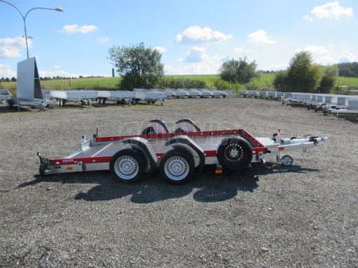 Hydraulicky sklopný přepravník HS 3,5T B2 3,45x1,86 ruč. RED č.17
