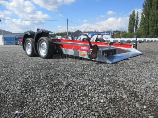 Hydraulicky sklopný přepravník HS 3,5T B2 3,45x1,86 ruč. RED č.3
