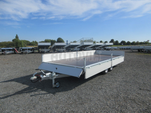 Přívěsný vozík v provedení valník VER 2,7T 5,03x2,06/0,30 č.10