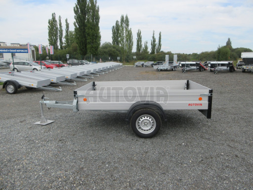 Bazarový PROFI valník ZV 27 ALU N1 2,51x1,49/0,35 POČ zesílená náprava