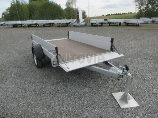 Bazarový PROFI valník ZV 27 ALU N1 2,51x1,49/0,35 POČ zesílená náprava