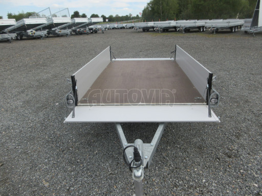 Bazarový PROFI valník ZV 27 ALU N1 2,51x1,49/0,35 POČ zesílená náprava