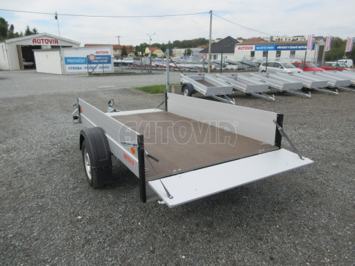 Bazarový PROFI valník ZV 27 ALU N1 2,51x1,49/0,35 POČ zesílená náprava