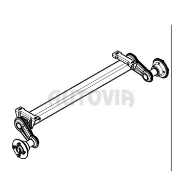 Náprava Knott VG13M(1350kg) b-1100 c-1550mm 100x4 č.2
