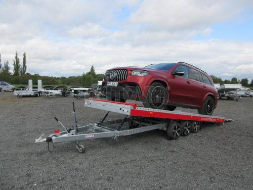 Plato pro převoz velkých vozidel JMB 3,5T B3 5,50x2,09 ALU kola č.2