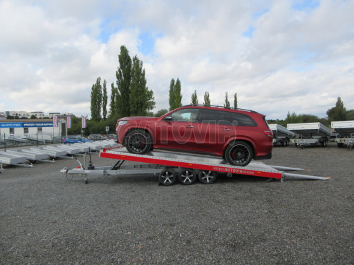 Plato pro převoz velkých vozidel JMB 3,5T B3 5,50x2,09 ALU kola č.4