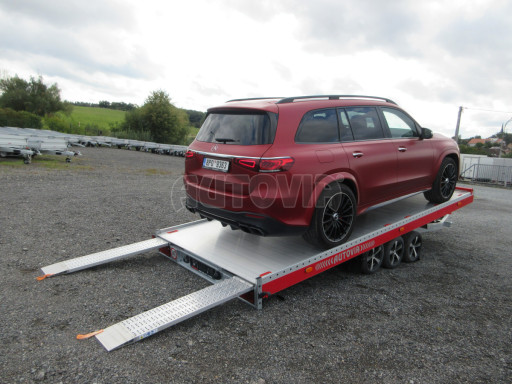 Plato pro převoz velkých vozidel JMB 3,5T B3 5,50x2,09 ALU kola č.7