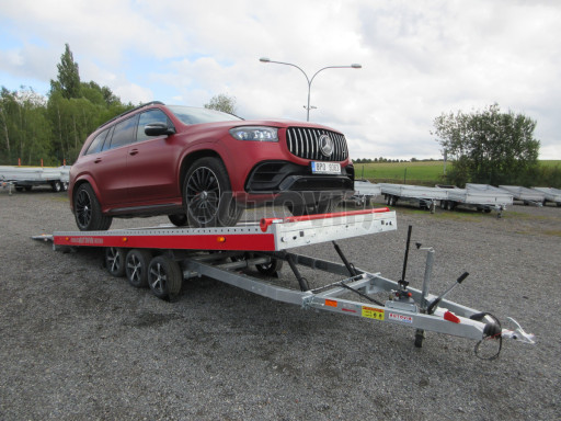 Plato pro převoz velkých vozidel JMB 3,5T B3 5,50x2,09 ALU kola č.9